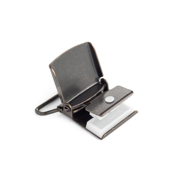 Altmessing Clip 36 mm