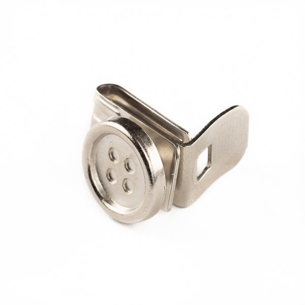 Klemmknopf Chrom (Set 6 Stück)