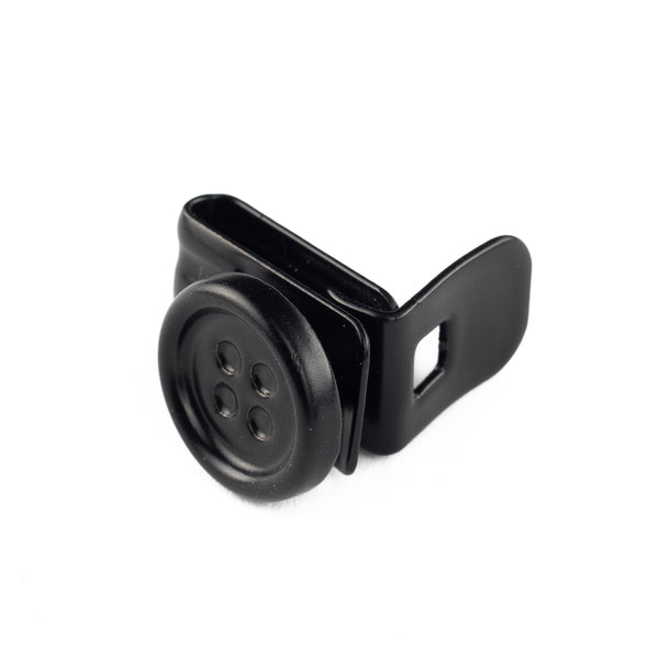 Klemmknopf Schwarz (Set 6 Stück)