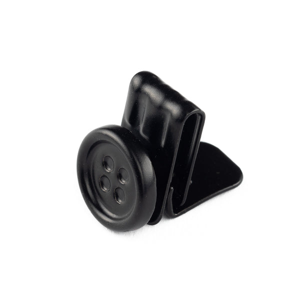 Klemmknopf Schwarz (Set 6 Stück)