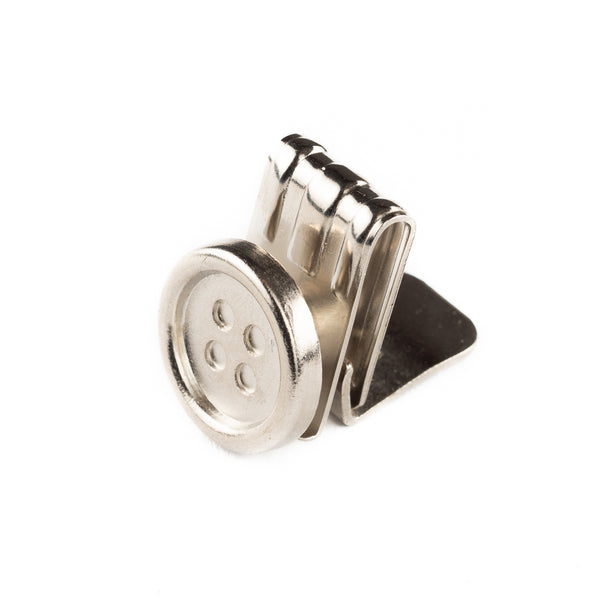 Klemmknopf Chrom (Set 6 Stück)